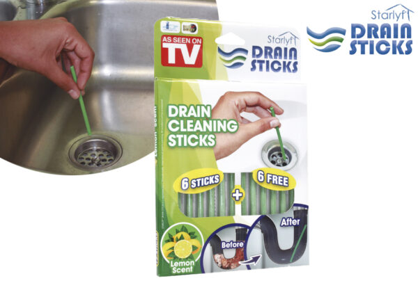 12-pack drainsticks van Starlyf