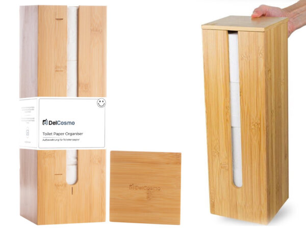 Toiletrolhouder van bamboe