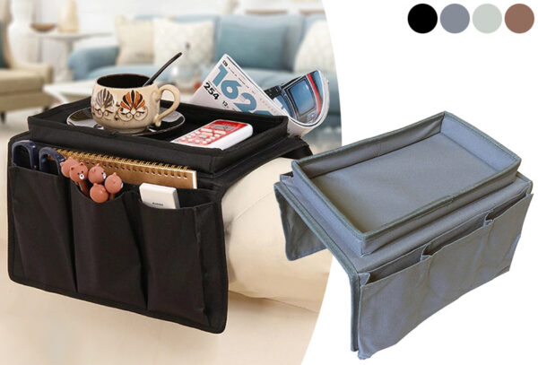 Bankstel tray met organizer
