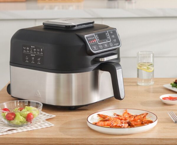 Swiss Pro+ XXL Multifunctionele Airfryer en Luchtgrill - Met 6 Liter Inhou ...