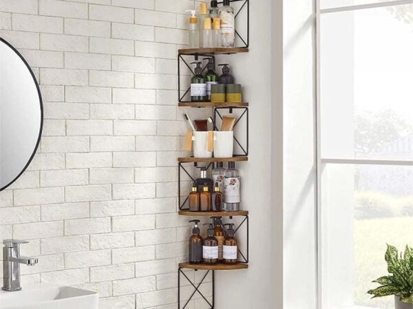 iBella Living Hangende Hoekkast - Boekenkast Met 5 Niveaus! ...