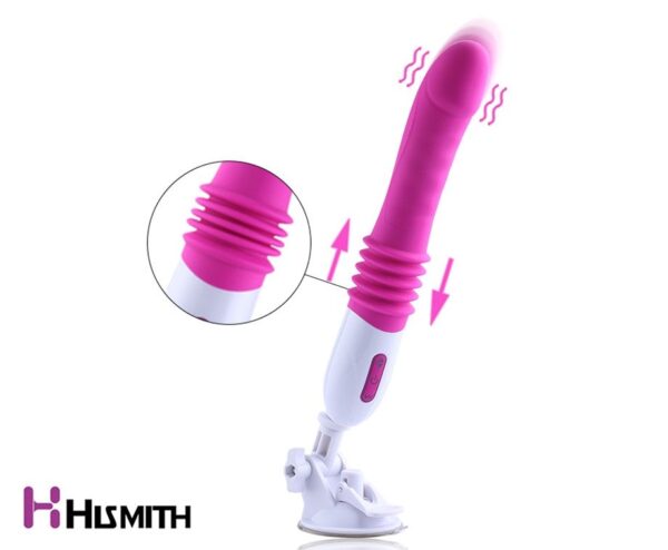 Hismith Stotende G-spot Vibrator - Met Optionele Zuignap! ...
