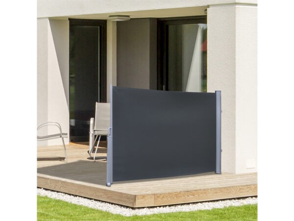 Uitschuifbaar Windscherm - Antraciet - 160x300 cm