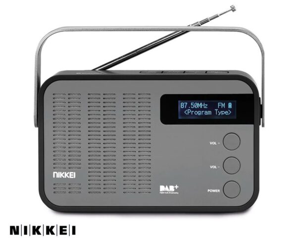 Nikkei Draagbare DAB+ Radio - Met Oplaadbare Batterij! ...