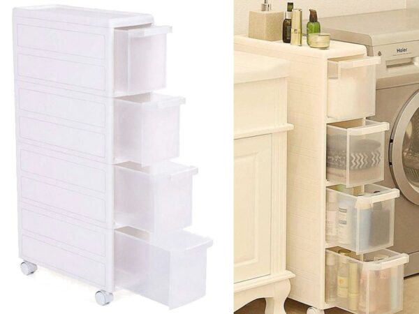 iBella Living Keuken Trolley - Met 4 Handige Opbergvakken ...
