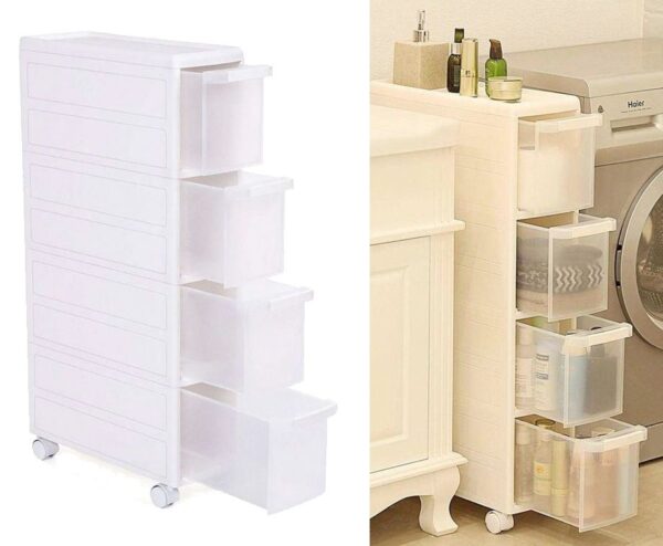 iBella Living Keuken Trolley - Met 4 Handige Opbergvakken ...