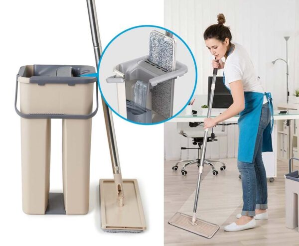 Umuzi Flat Mop - Met Zelfreinigend Mechanisme! ...
