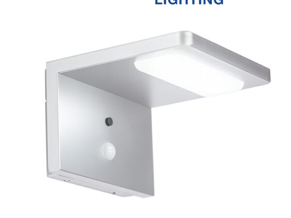 Hyundai Lighting - Moderne hoek wandlamp op zonne-energie