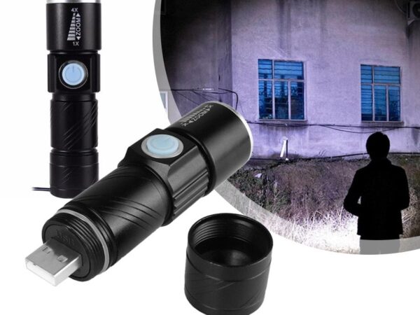 Extreem Krachtige LED Zaklamp - Oplaadbaar Met USB! ...