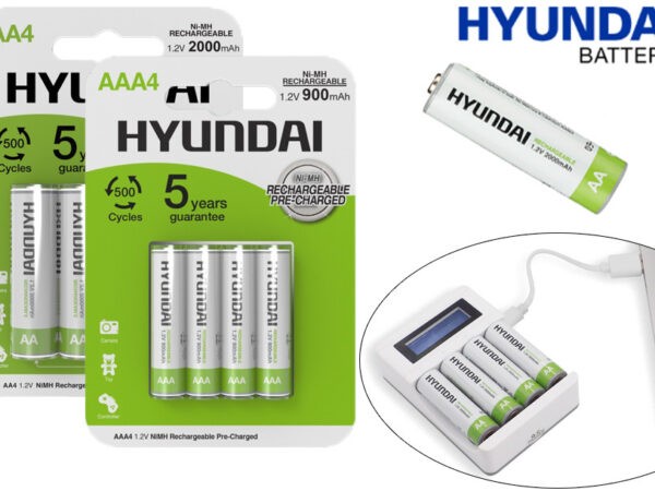 Hyundai oplaadbare batterijen
