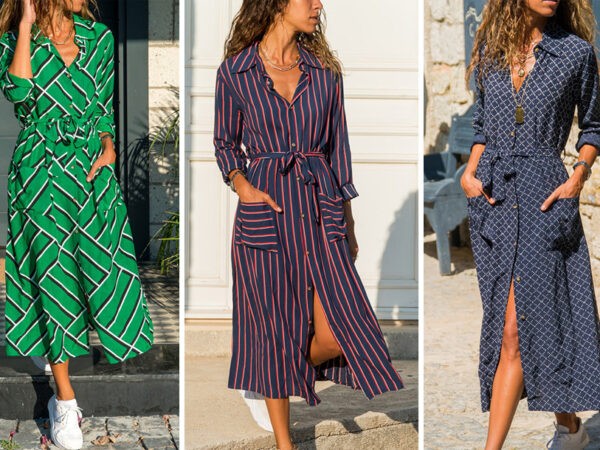 Lange blousejurk - sale