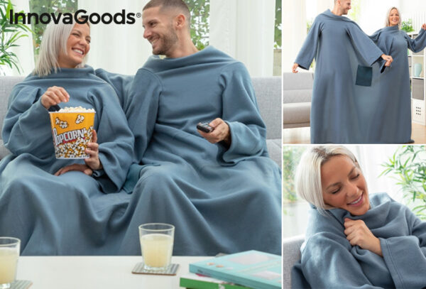 Fleece deken voor 2 personen