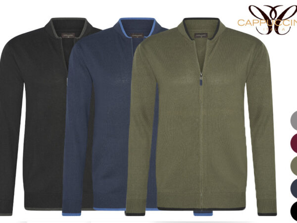 Gebreid vest in de aanbieding