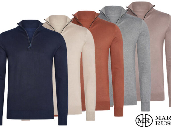 Zipper trui voor heren van Mario Russo