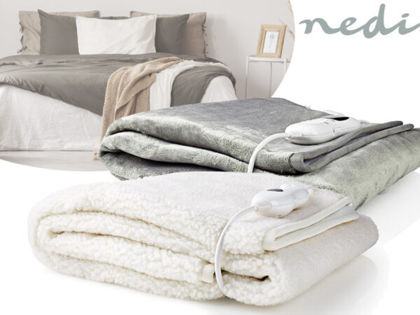 Elektrische dekens met o.a. fleece of teddy