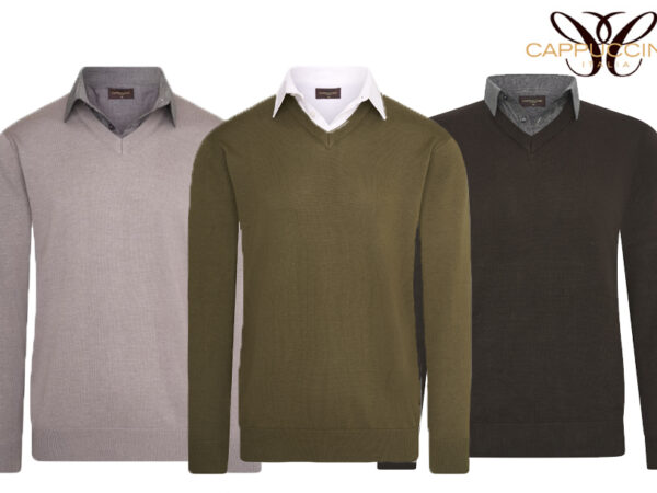 Heren mock pullover met 76% korting!