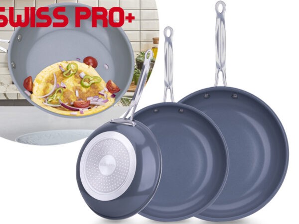 Swiss Pro+ keramische koekenpannen