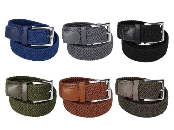 3-Pack Elastische Geweven Riemen - Pakket Met 3 Verschillende Kleuren! ...