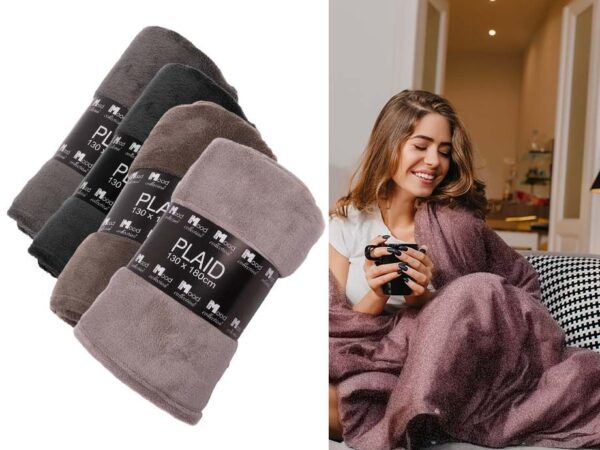 Extra Groot En Warm Fleece Plaid - Vandaag 1+1 GRATIS! ...