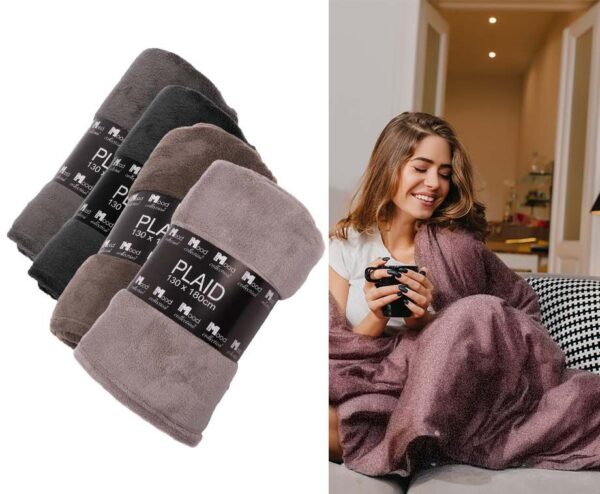 Extra Groot En Warm Fleece Plaid - Vandaag 1+1 GRATIS! ...