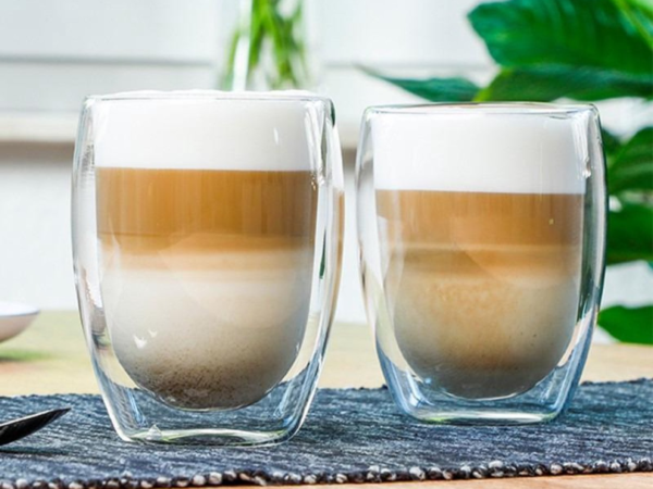 HI Latte Macchiato Glazen - 350ml - Set van 2