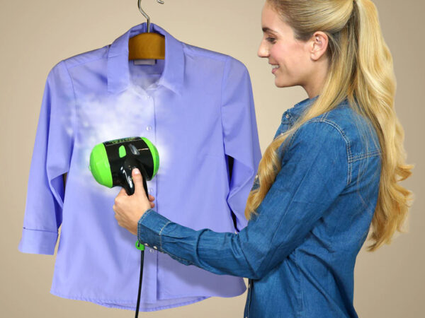 V-Cloud Steamer Kledingstomer - Handstomer - Groen/Zwart