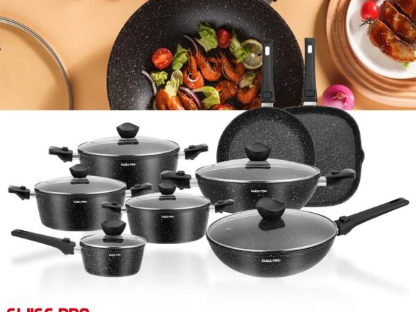 Swiss Pro 33-Delige Pannenset - Complete Set Voor Baken