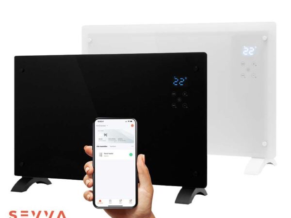 SEVVA® Slimme Paneel Verwarming 2000W - Bespaar Direct Op Gaskosten! ...
