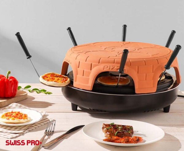 Tafel Pizza Oven Voor 6 Personen - Maak Mini Pizza's Aan Tafel! ...