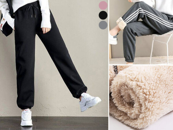 Fleece joggingbroek voor dames