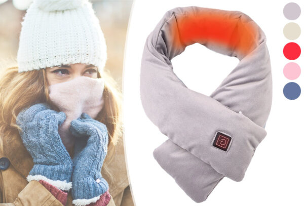 Fleece sjaal met verwarming