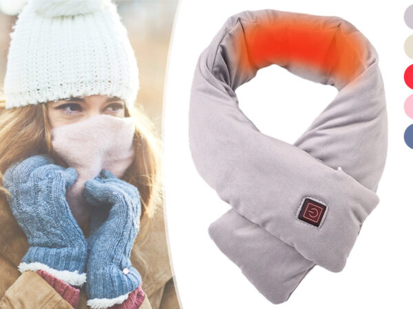 Fleece sjaal met verwarming