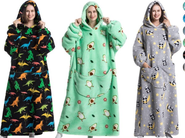 Oversized hoodie deken met korting