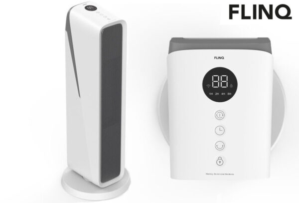 Heater van FlinQ in de sale