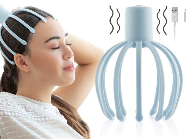 Hoofdmassage spin voor ontspanning en welzijn