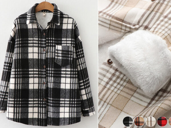 Lumberjack blouse voor dames