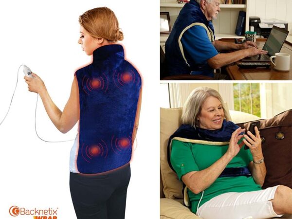 Backnetix Wrap Warmte Massagedeken - Energiezuinig! ...