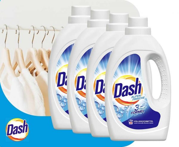 200 WASBEURTEN: Dash Alpen Fris Vloeibaar! ...