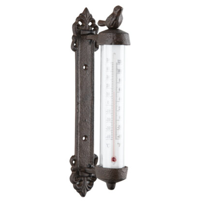 Retro Wandthermometer voor buiten (Celsius en Fahrenheit)