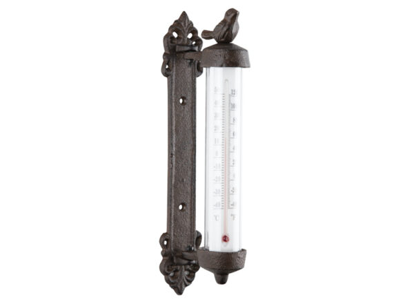 Retro Wandthermometer voor buiten (Celsius en Fahrenheit)