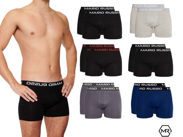 10-Pack Mario Russo Boxershorts - Topkwaliteit Waar Je Jaren Mee Vooruit Ku ...