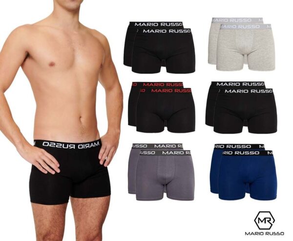 10-Pack Mario Russo Boxershorts - Topkwaliteit Waar Je Jaren Mee Vooruit Ku ...