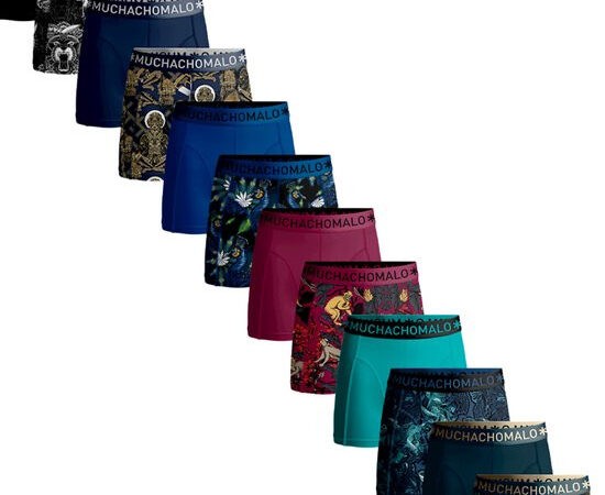 Muchachomalo Boxershorts Golden 12-pack Print/Solid