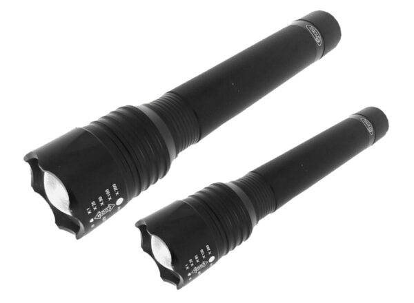 Hofftech Zaklamp Tactical - 10W - 1000 Lumen - 1+1 Gratis