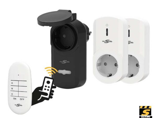 3-Pack Stopcontactenset Met Afstandsbediening - Voor Binnen En Buiten! ...