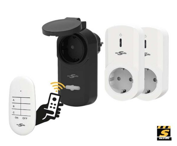3-Pack Stopcontactenset Met Afstandsbediening - Voor Binnen En Buiten! ...