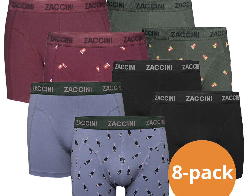 Zaccini Boxershorts 8-pack Verrassingspakket