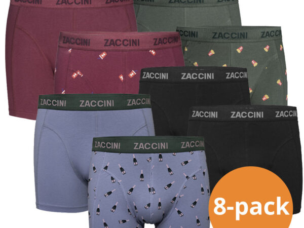 Zaccini Boxershorts 8-pack Verrassingspakket