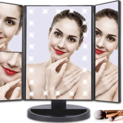 Make-up spiegel met verlichting in de sale
