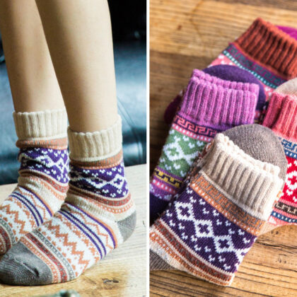 Wollen sokken voor dames